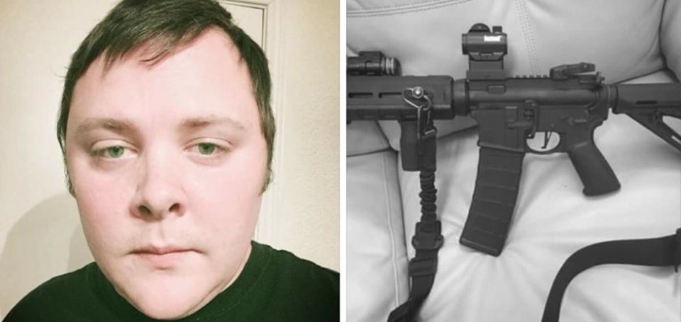 Saldırgan Devin Patrick Kelley'in, sosyal medya hesabındaki silahlı fotoğrafı dikkat çekti.
